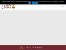 Tablet Screenshot of hotelcarmine.it